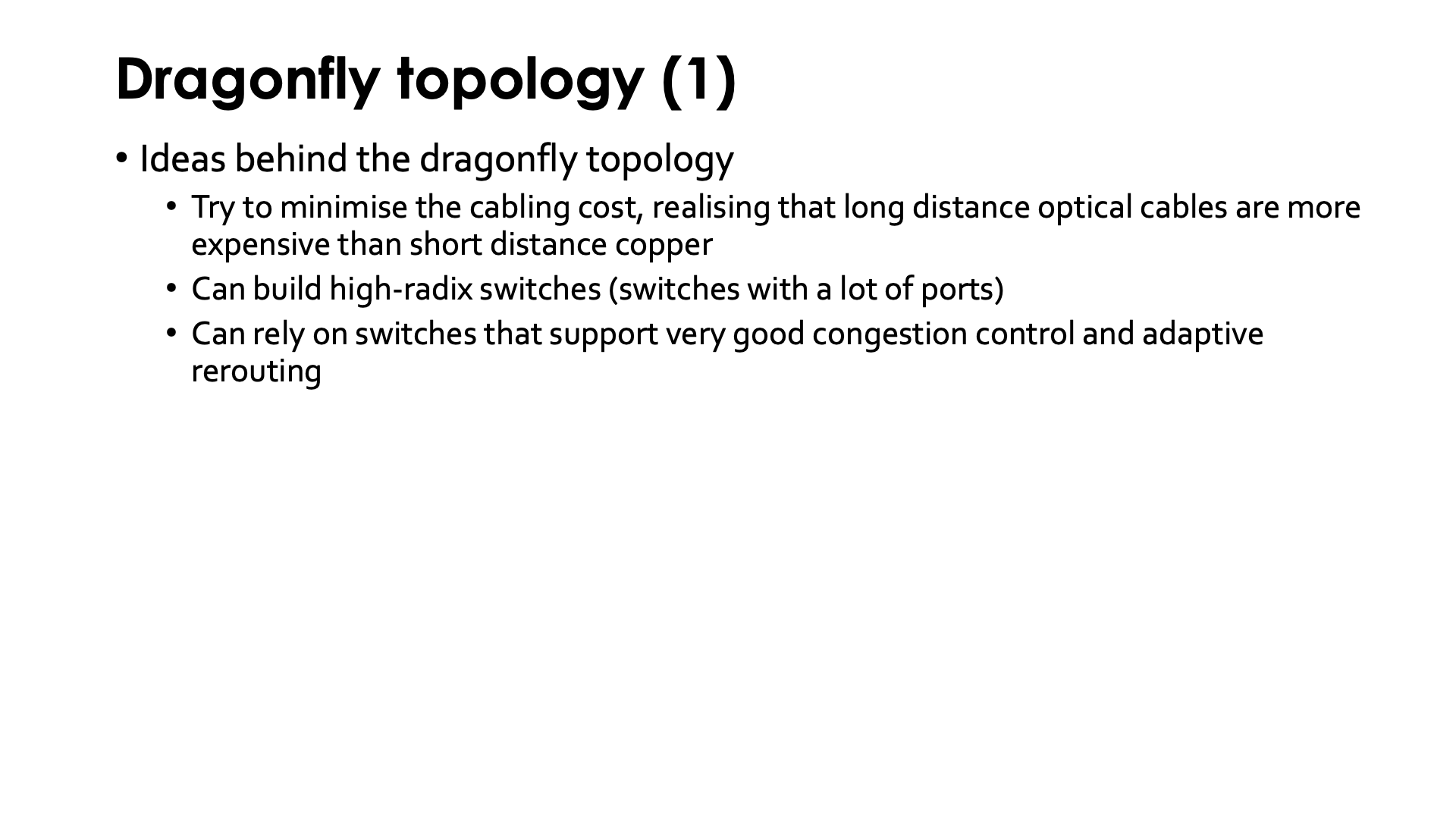 Slide Dragonfly Topology 1