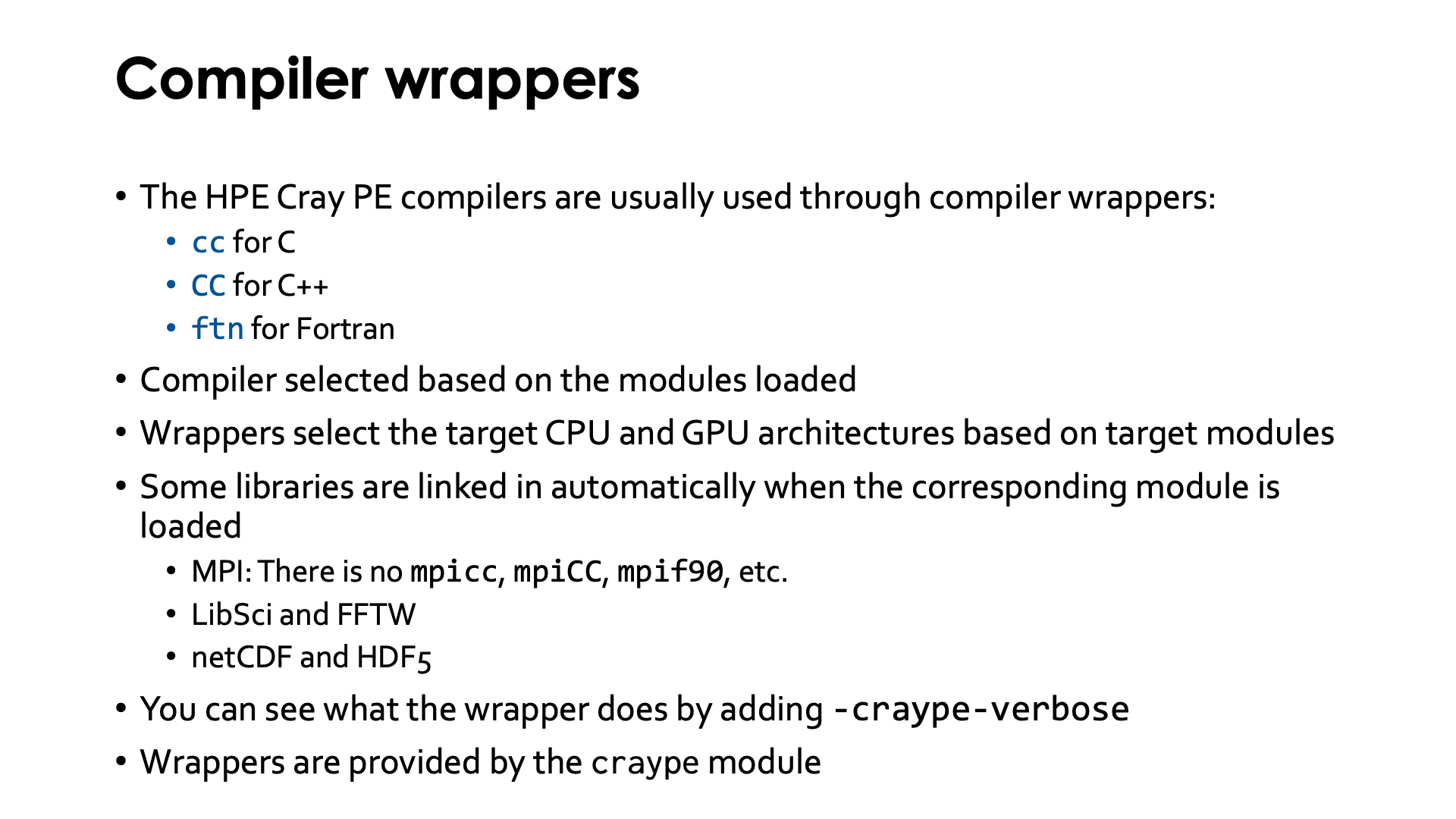 Slide Compiler wrappers