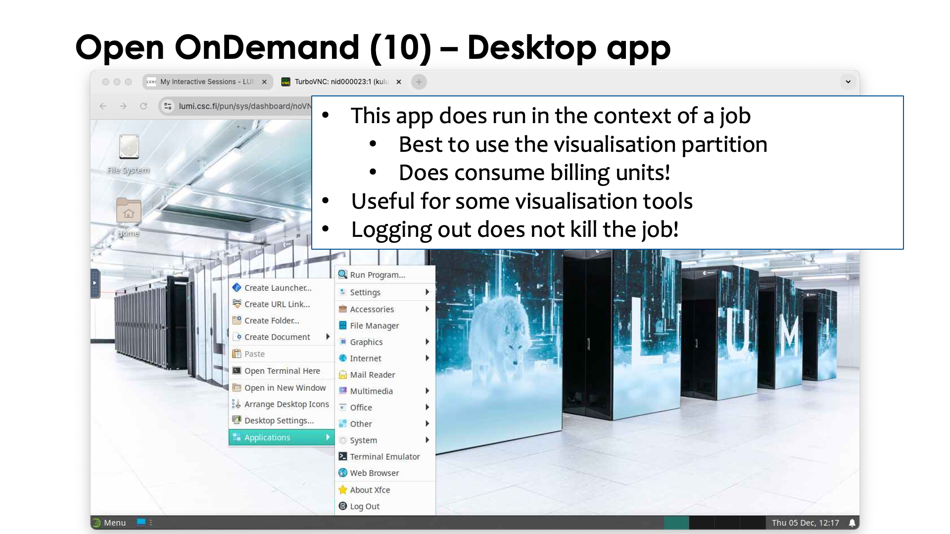 Open OnDemand slide 10