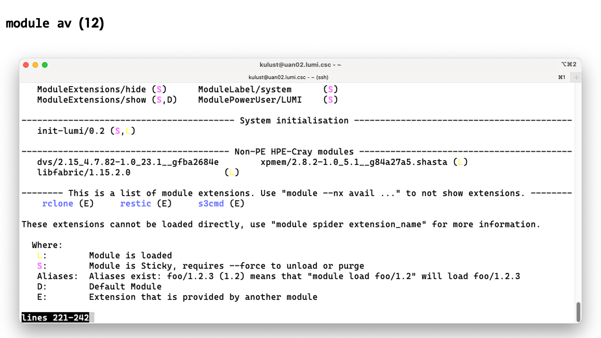 module avail slide 12