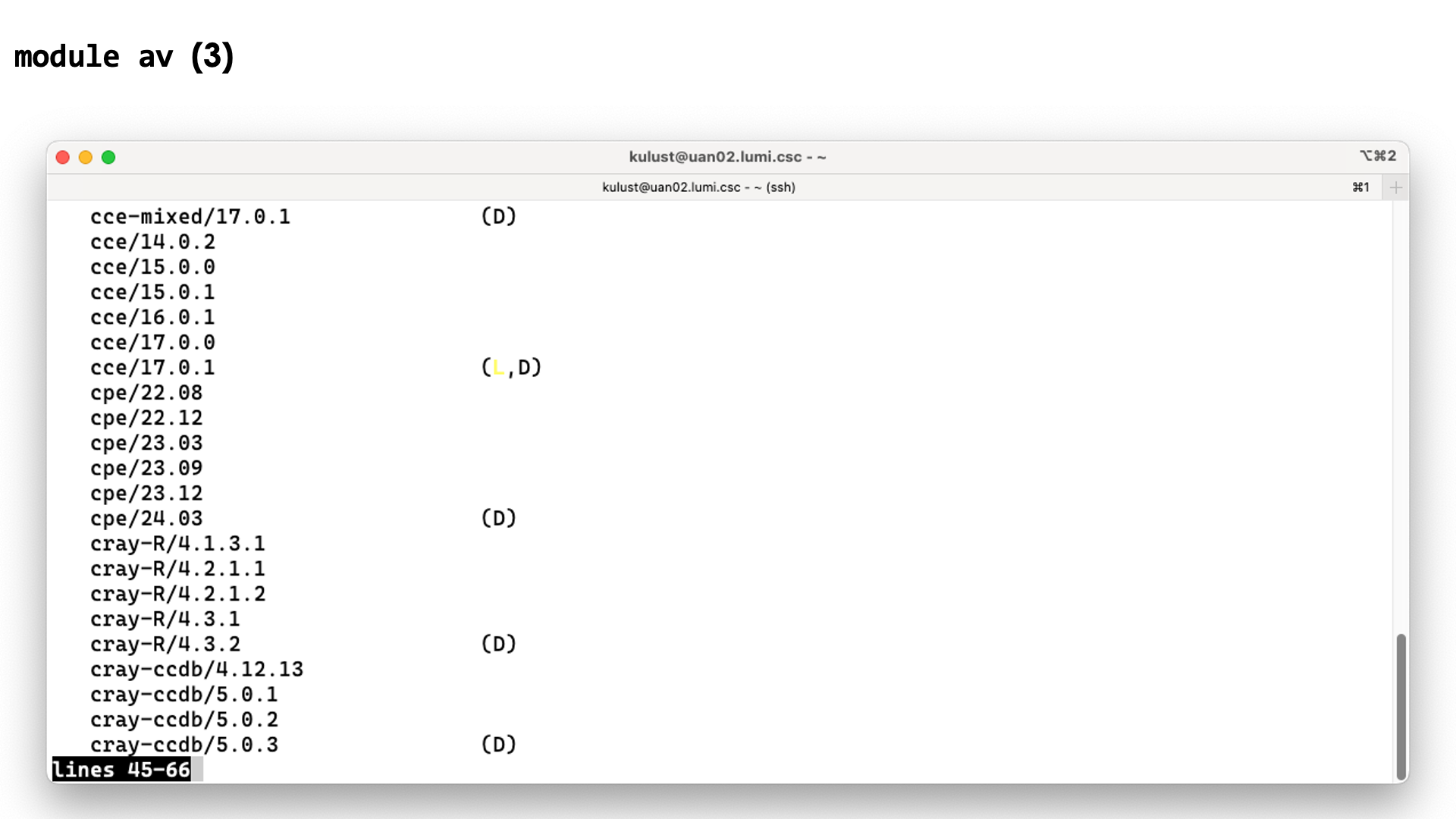 module avail slide 3