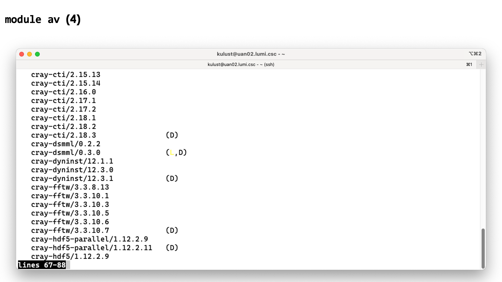 module avail slide 4