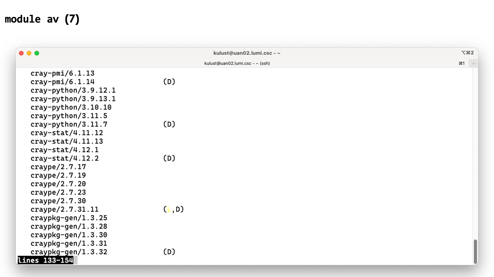 module avail slide 7