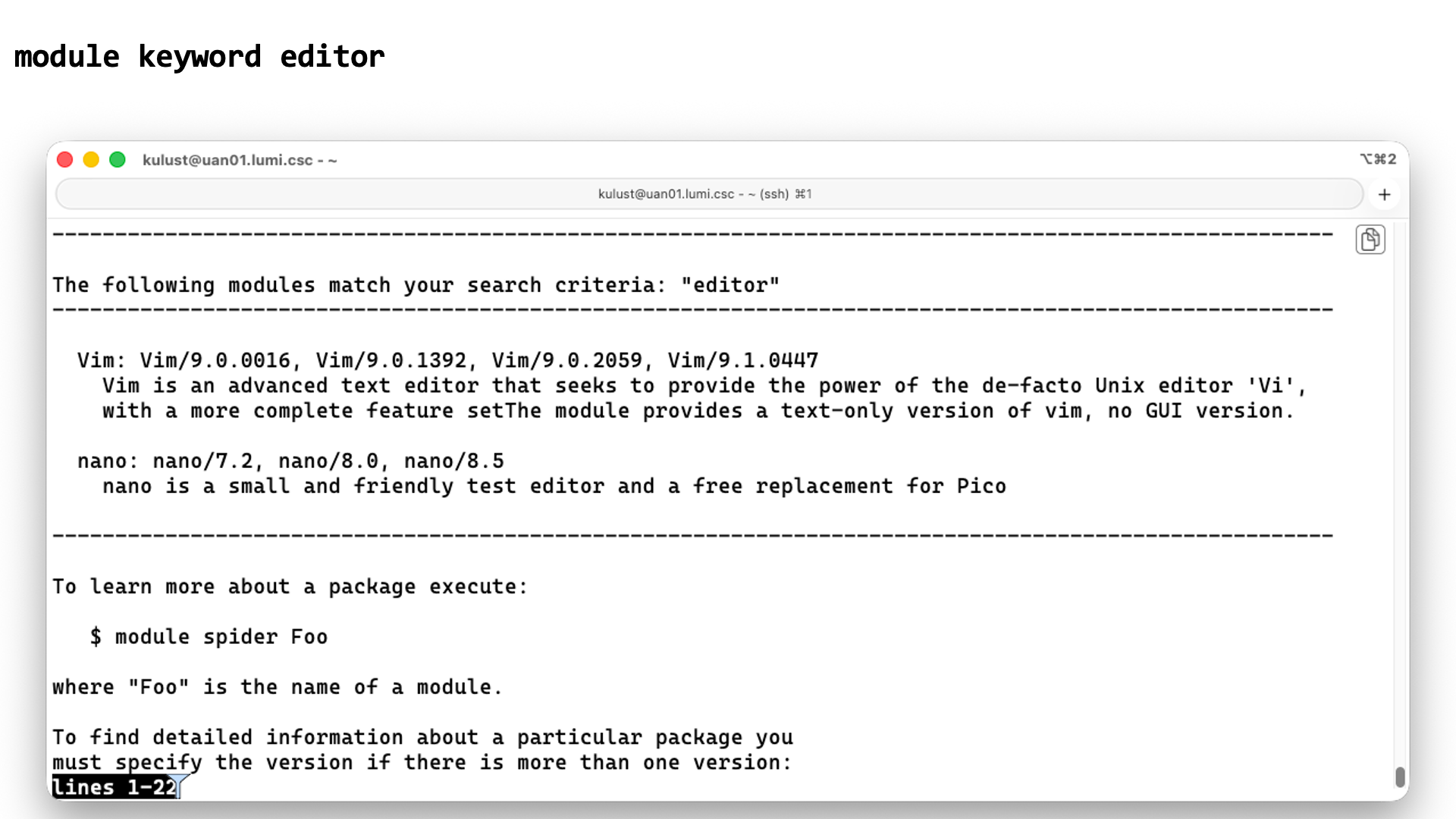 module keyword https editor 1