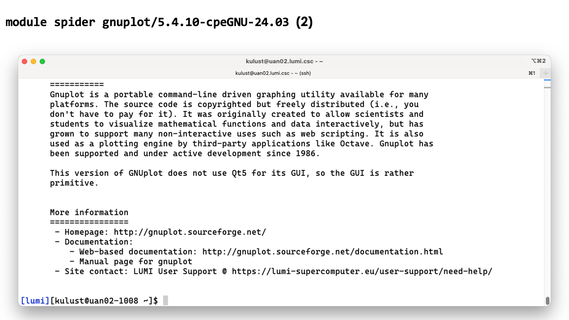 module spider gnuplot/5.4.10-cpeGNU-24.03 screen 2