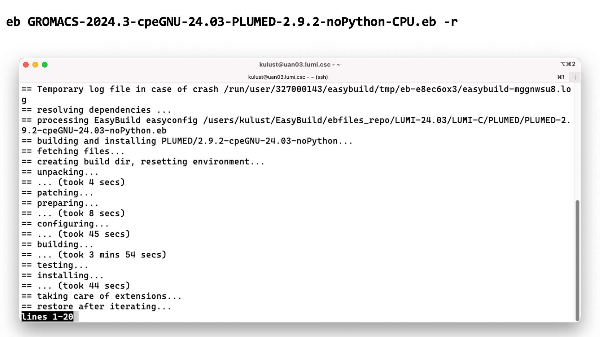 eb GROMACS-2024.3-cpeGNU-24.03-PLUMED-2.9.2-noPython-CPU.eb -r