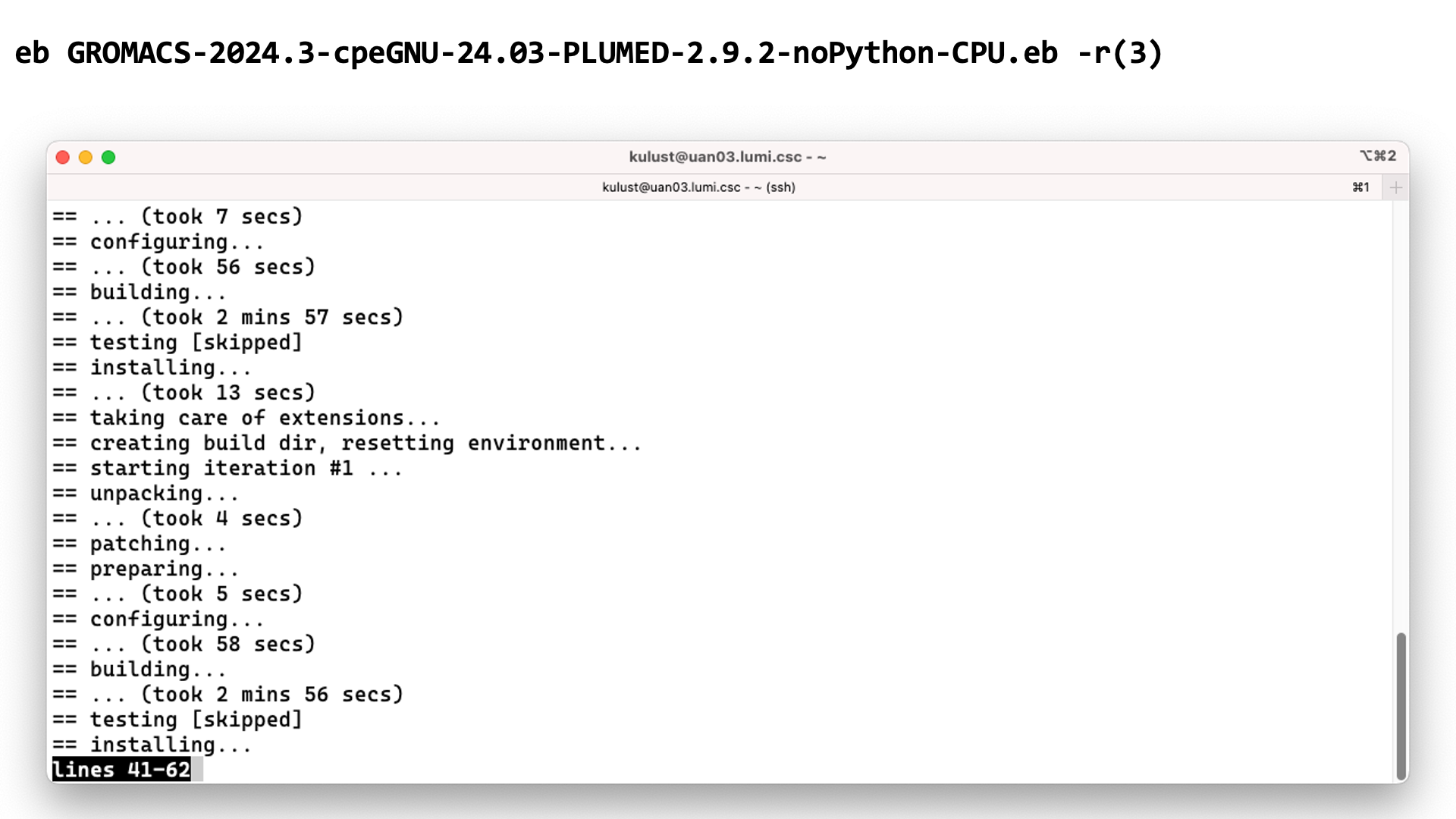 eb GROMACS-2024.3-cpeGNU-24.03-PLUMED-2.9.2-noPython-CPU.eb -r (3)