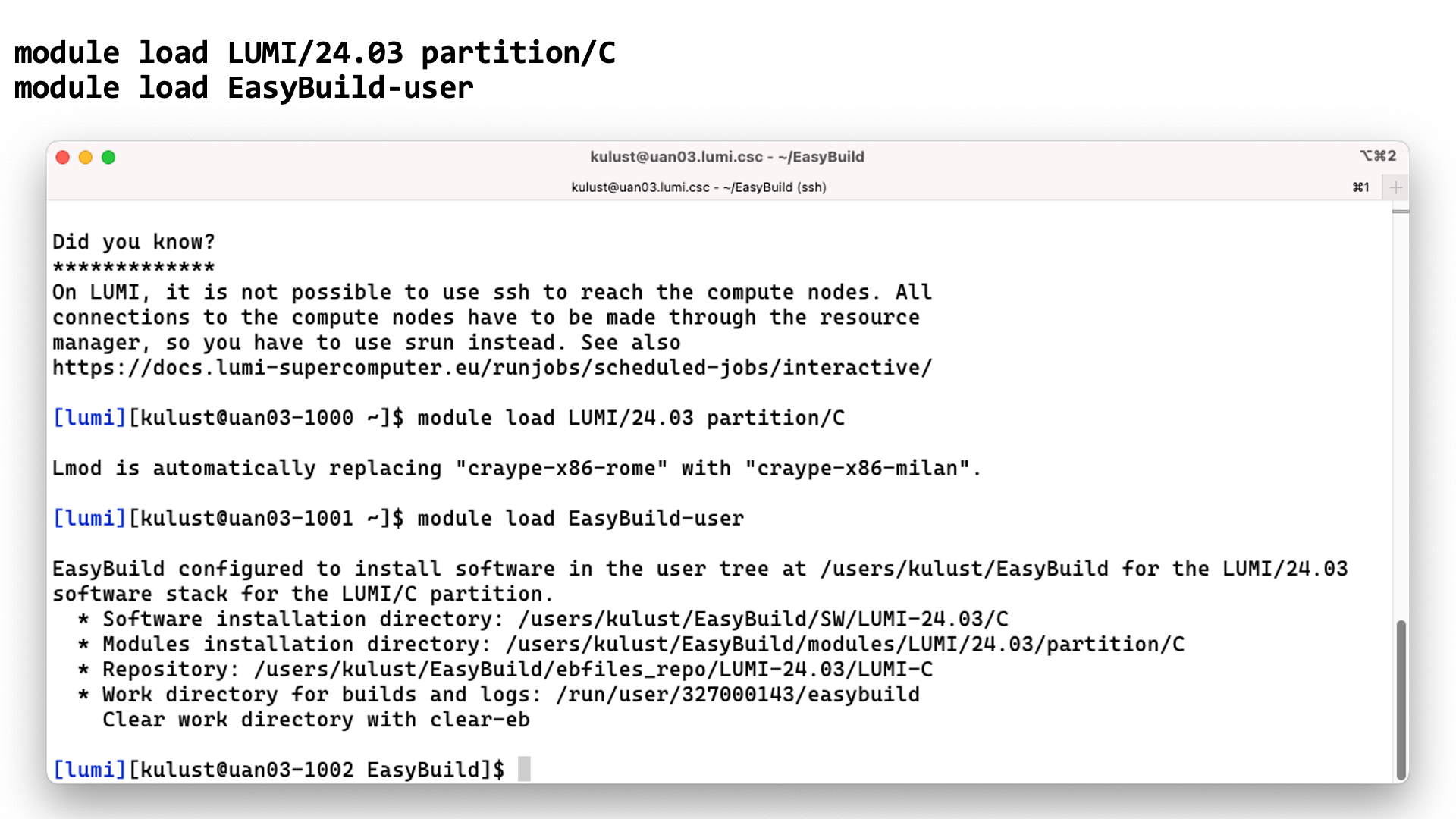 Step 2: Configure the environment - Demo