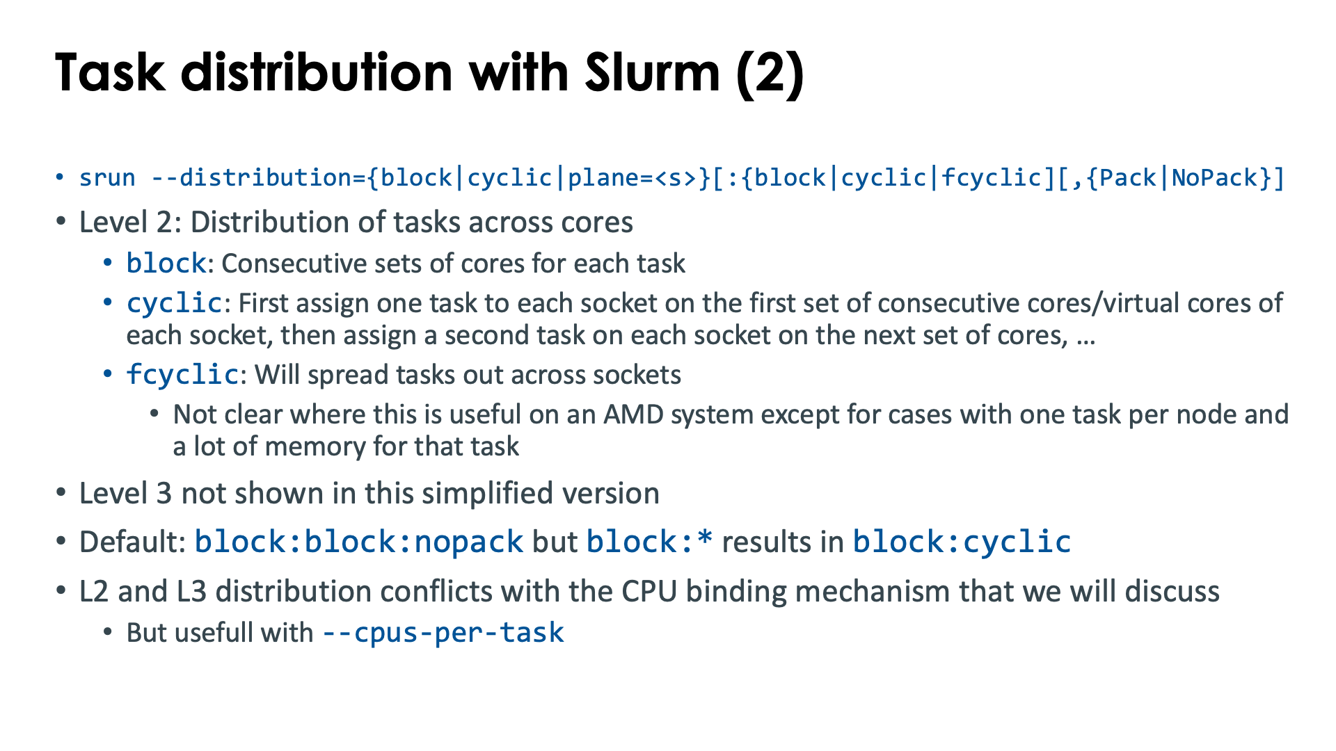 Slide Task distribution with Slurm (2)